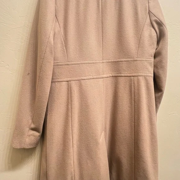 MICHAEL Michael Kors Camel Wool Blend Pea Coat - Picture 4 of 4